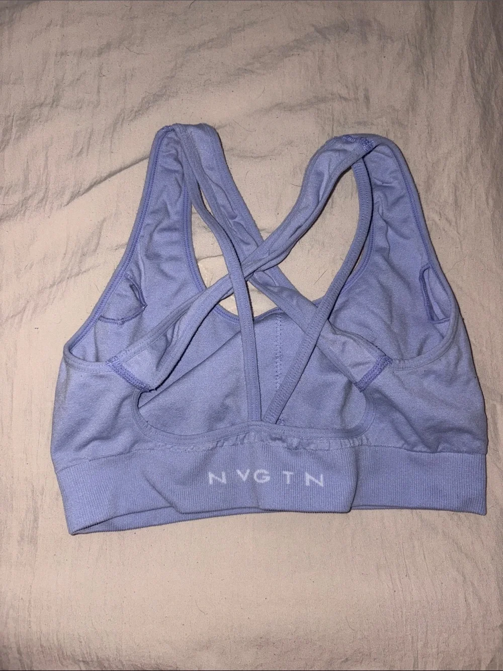 NVGTN Lavender Cross-Back Sports Bra